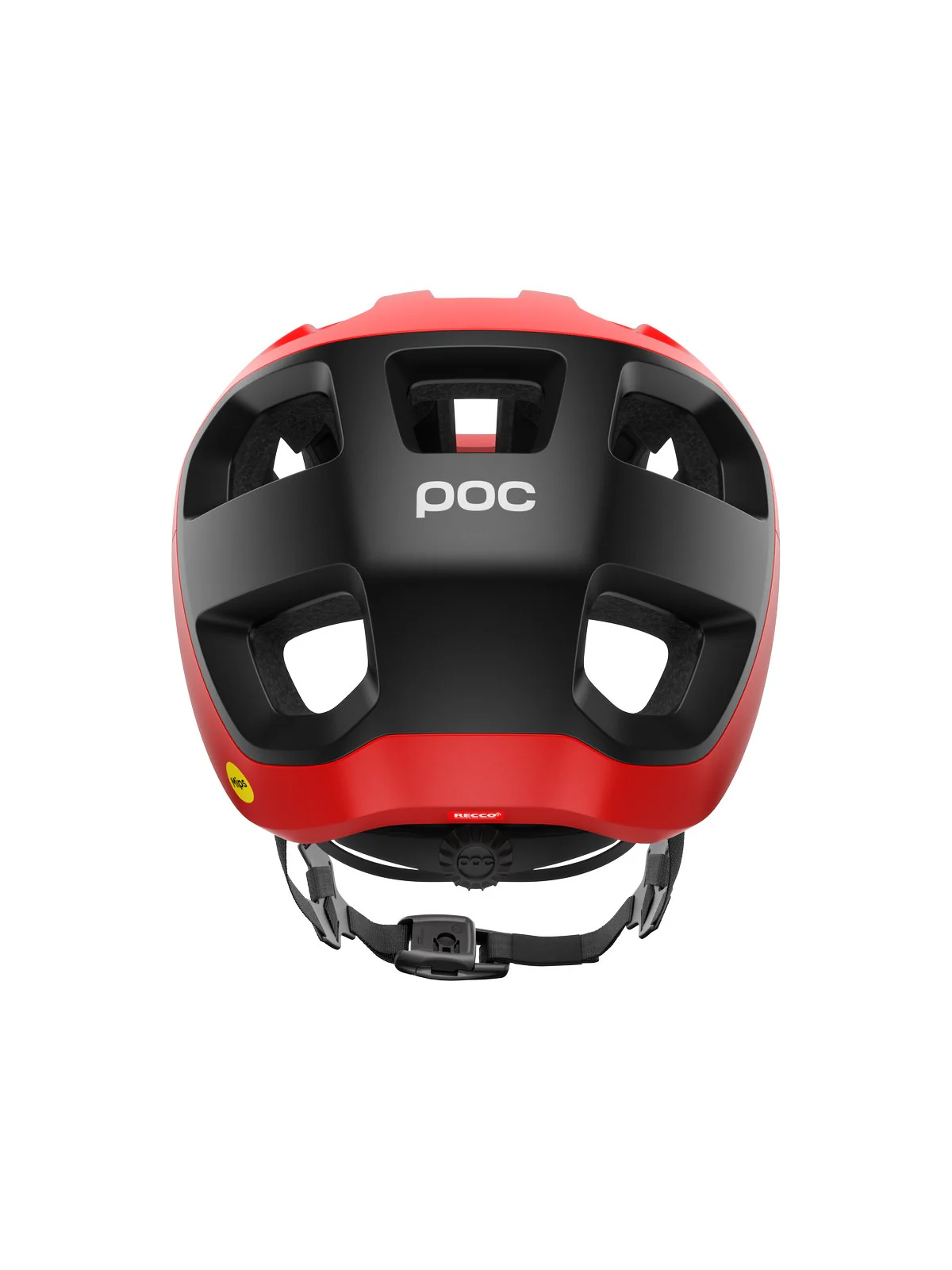 Kask rowerowy POC Cularis - Pris. Red Matt/Ur. Black Matt - Image 4