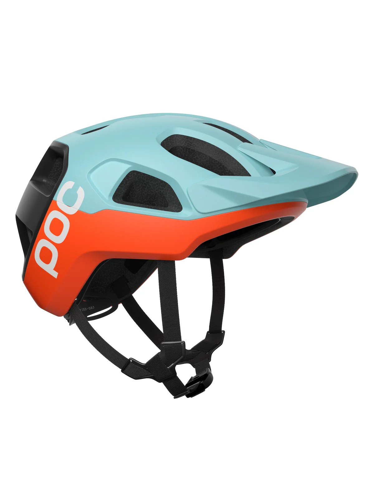 Kask rowerowy POC Cularis - Indi. Blue Matt/Carnelian Orange Matt - Image 2