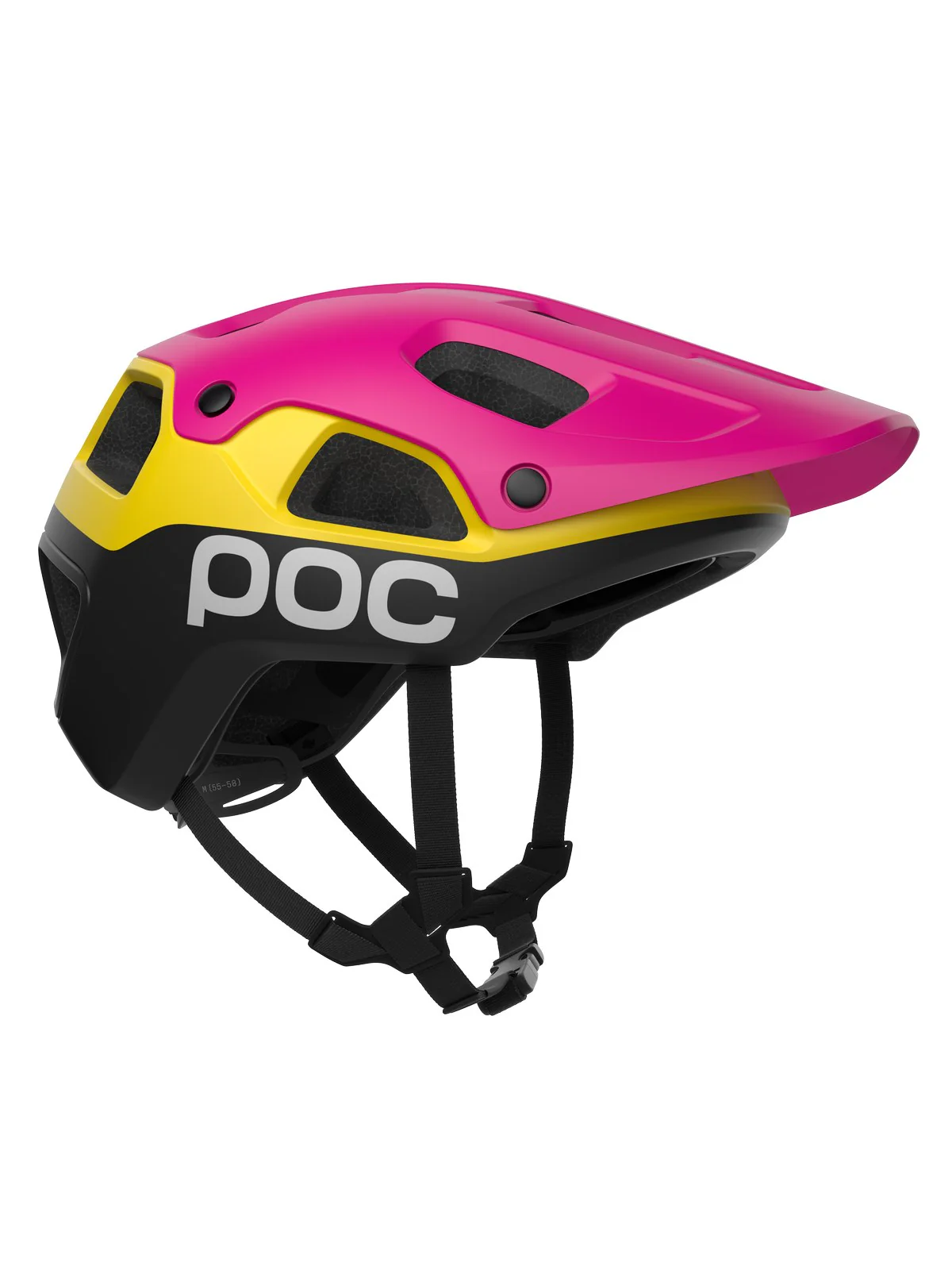 Kask rowerowy POC Cularis Pure - Rhos Red Matt/Citrine Yellow Matt - Image 2