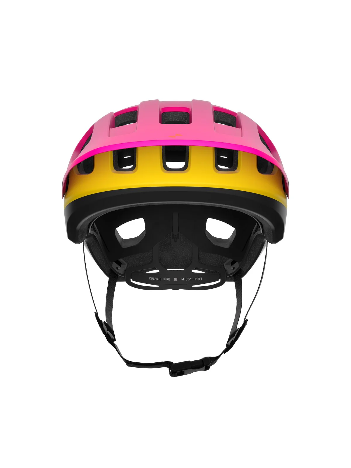 Kask rowerowy POC Cularis Pure - Rhos Red Matt/Citrine Yellow Matt - Image 4