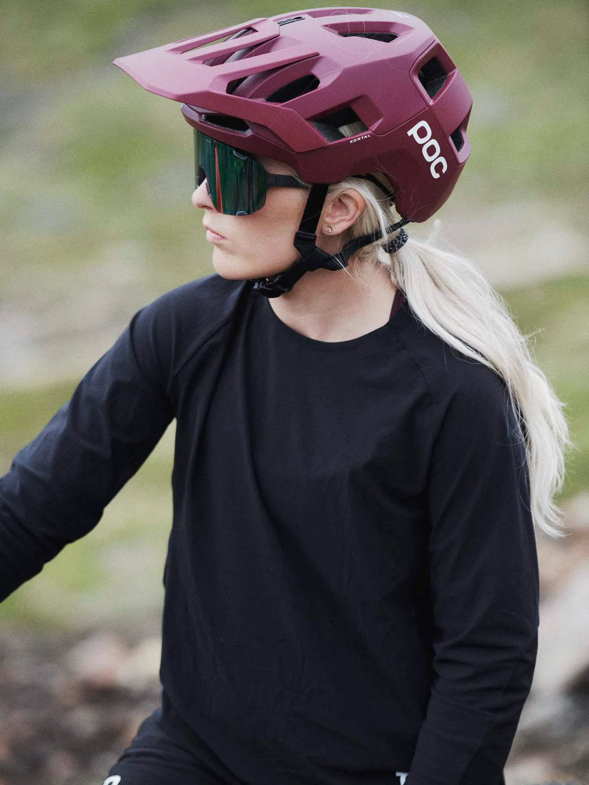Kask rowerowy POC KORTAL - Garnet Red Matt - Image 2