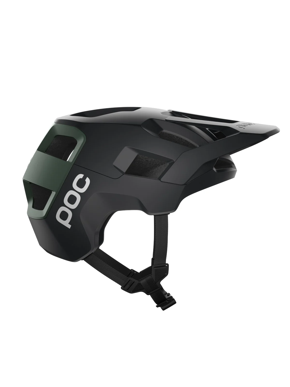 Kask rowerowy POC KORTAL - Ur. Black/Epid. Green Metallic/Matt - Image 4