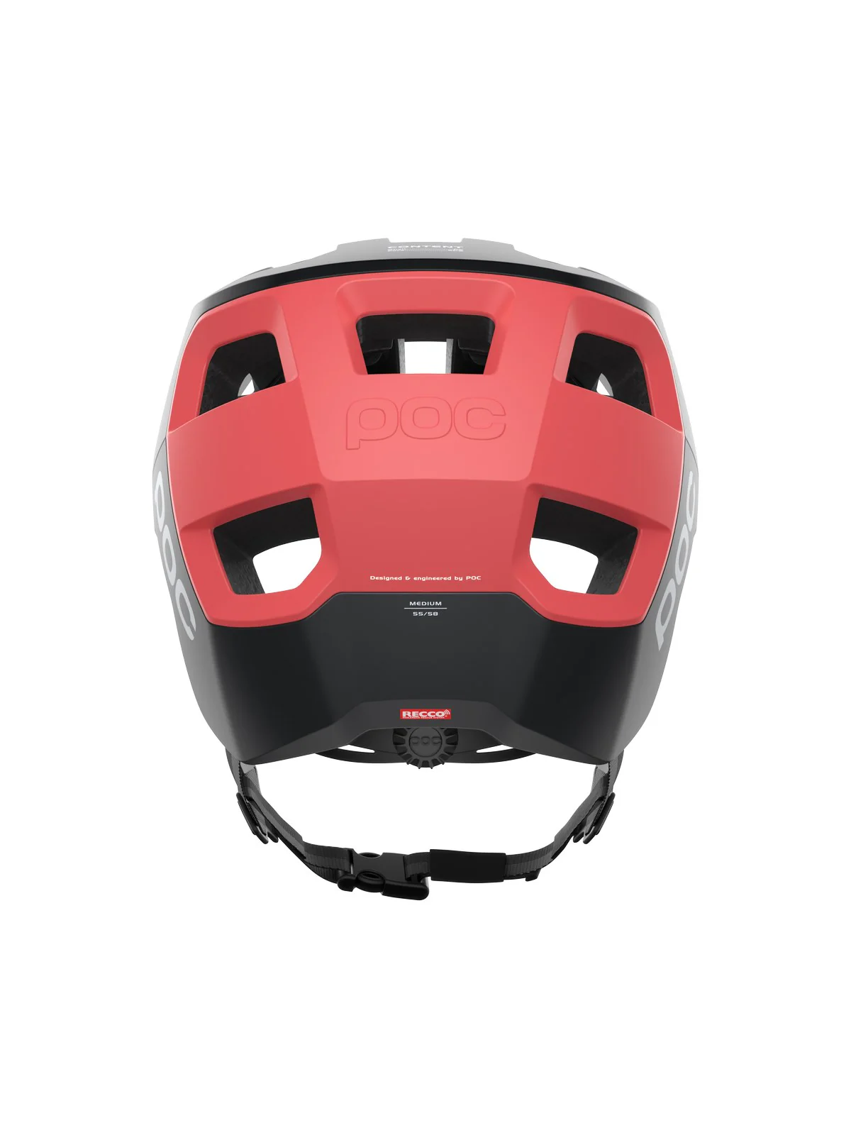 Kask rowerowy POC Kortal - Uran. Black/Ammolite Coral Matt - Image 3