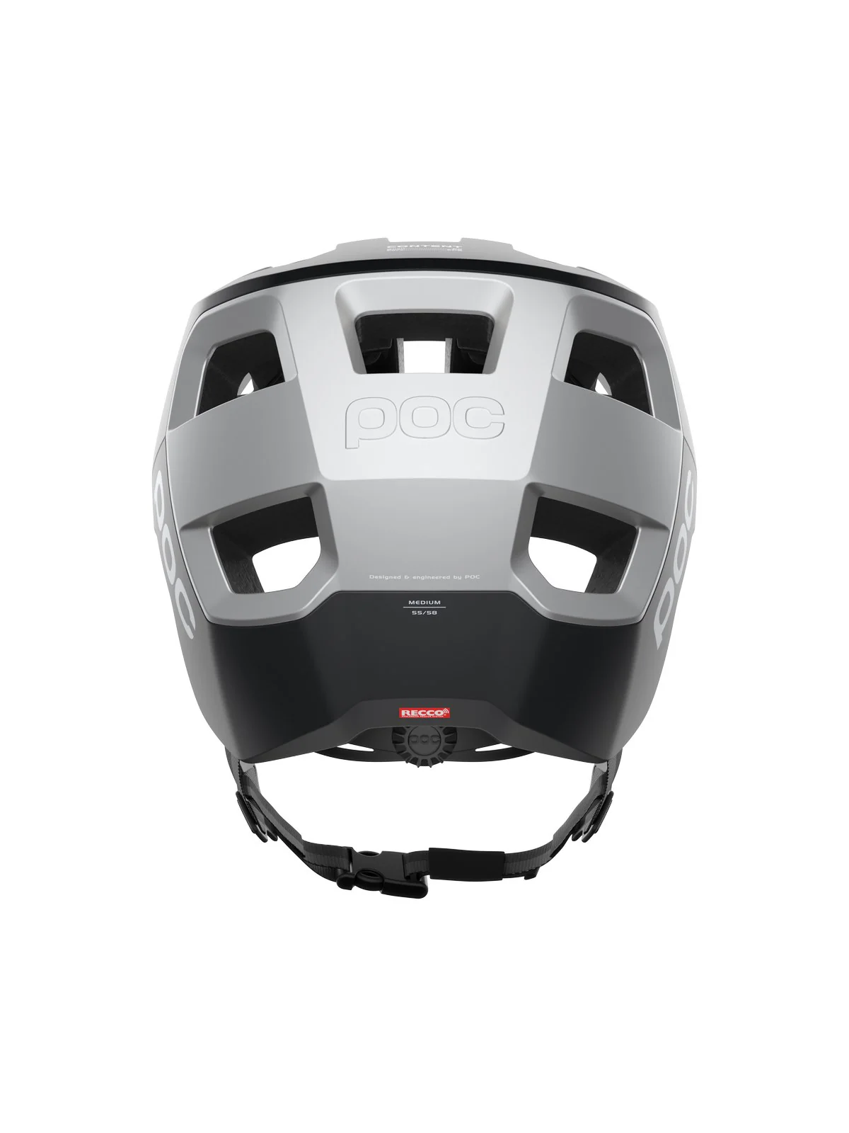 Kask rowerowy POC Kortal - Uran. Black/Arge. Silver Matt - Image 3