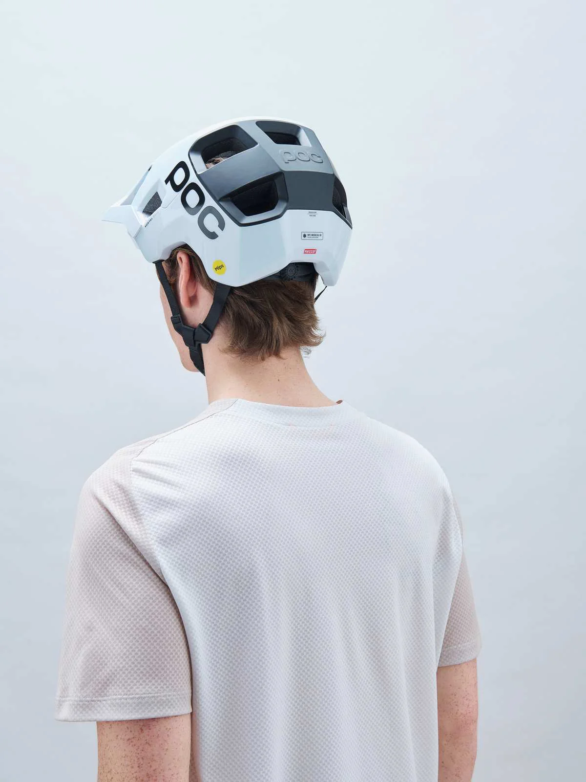 Kask rowerowy POC KORTAL RACE MIPS - Hydr. White/Ur. Black Matt - Image 4