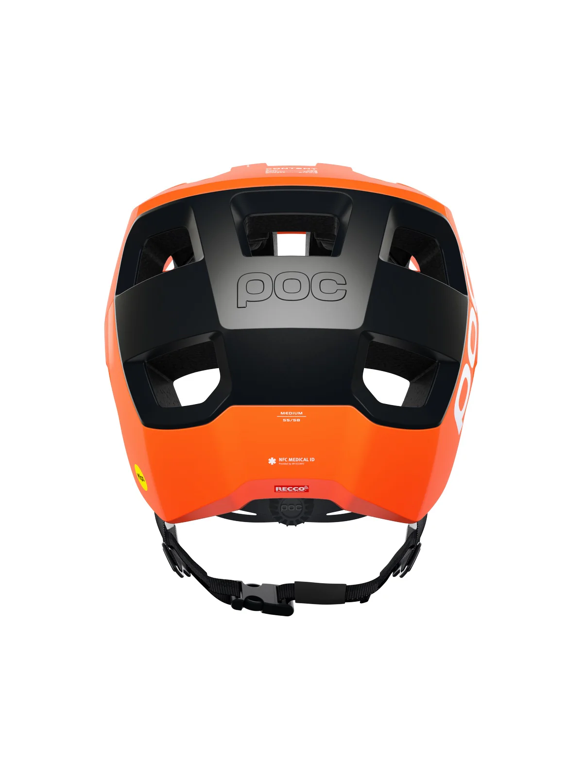 Kask rowerowy POC KORTAL RACE MIPS - Fluo. Orange Avip/Ur. Black Matt - Image 4