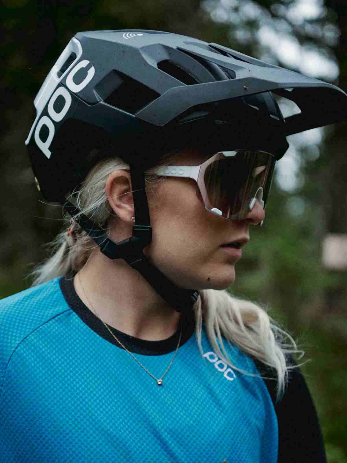Kask rowerowy POC KORTAL RACE MIPS - Ur. Black Matt/Hydr. White - Image 3