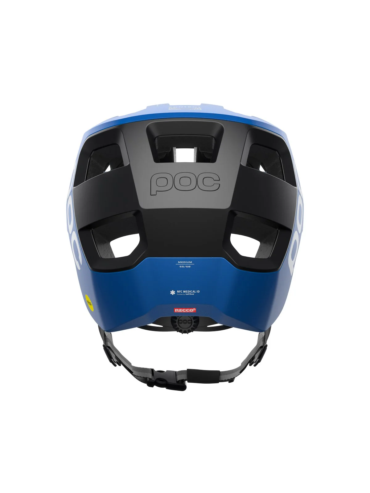 Kask rowerowy POC KORTAL RACE MIPS - Opal Blue/Ur. Black Metallic/Matt - Image 3