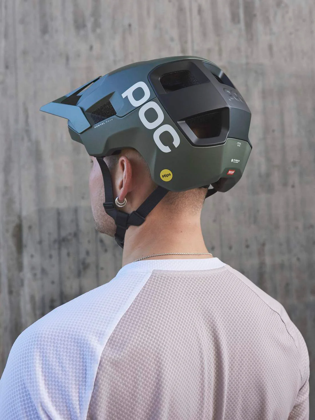 Kask rowerowy POC KORTAL RACE MIPS - Epid. Green/Ur. Black Metallic/Matt - Image 2