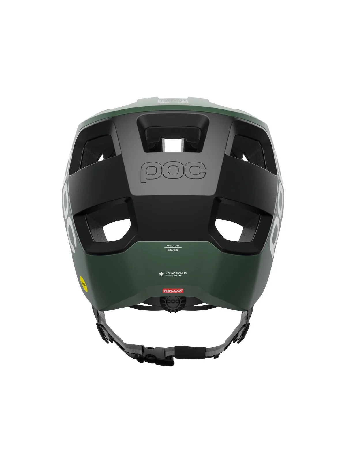 Kask rowerowy POC KORTAL RACE MIPS - Epid. Green/Ur. Black Metallic/Matt - Image 5