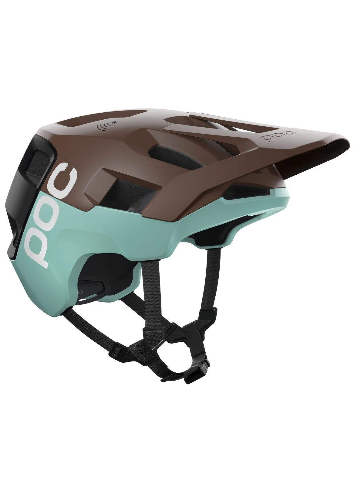 Kask rowerowy POC Kortal Race MIPS - Bron. Brown Matt/Lazurite Blue Matt - Image 2