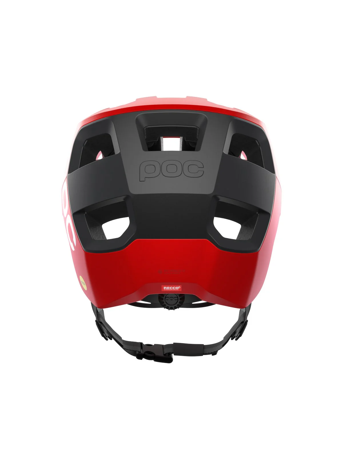 Kask rowerowy POC Kortal Race MIPS - Pris. Red Matt/Ur. Black Matt - Image 4