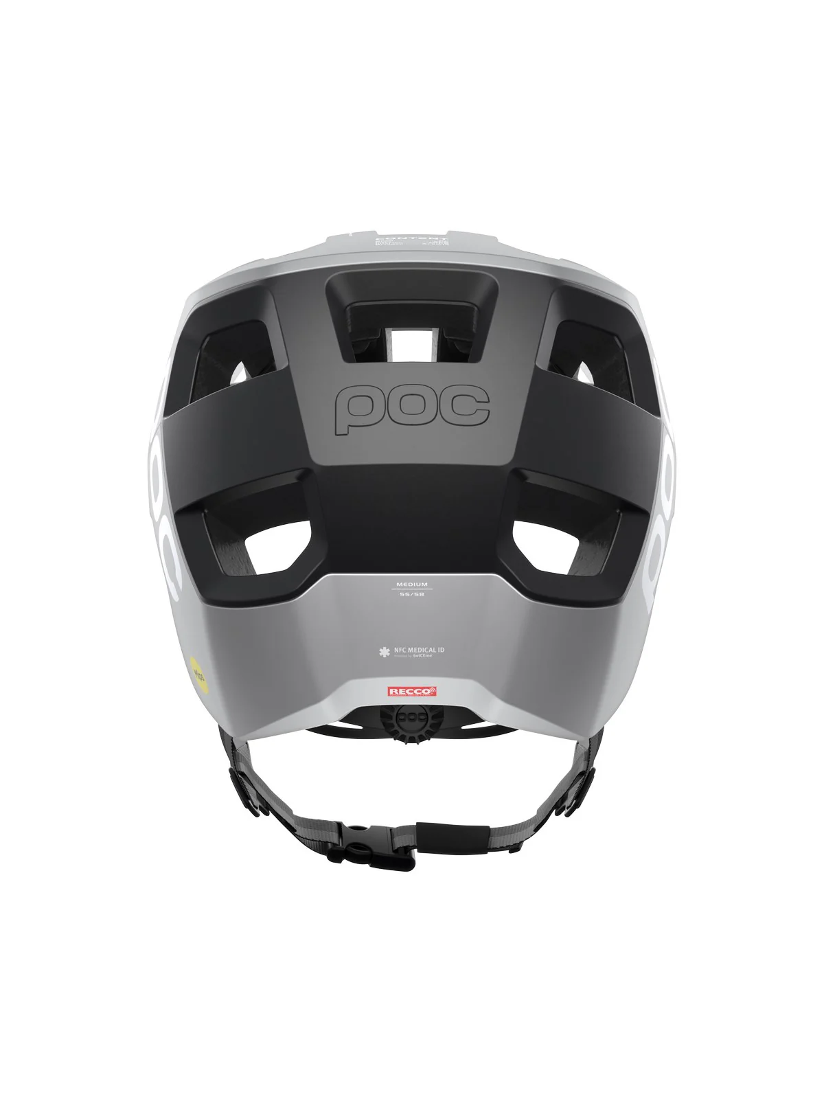 Kask rowerowy POC Kortal Race MIPS - Arg. Silver/Ur. Black Matt - Image 4