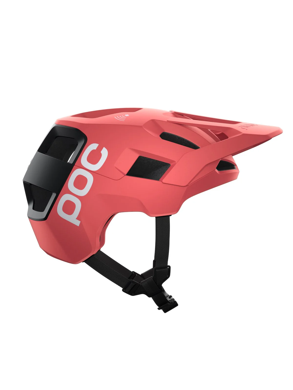 Kask rowerowy POC Kortal Race MIPS - Ammolite Coral/Uran. Black Matt - Image 2