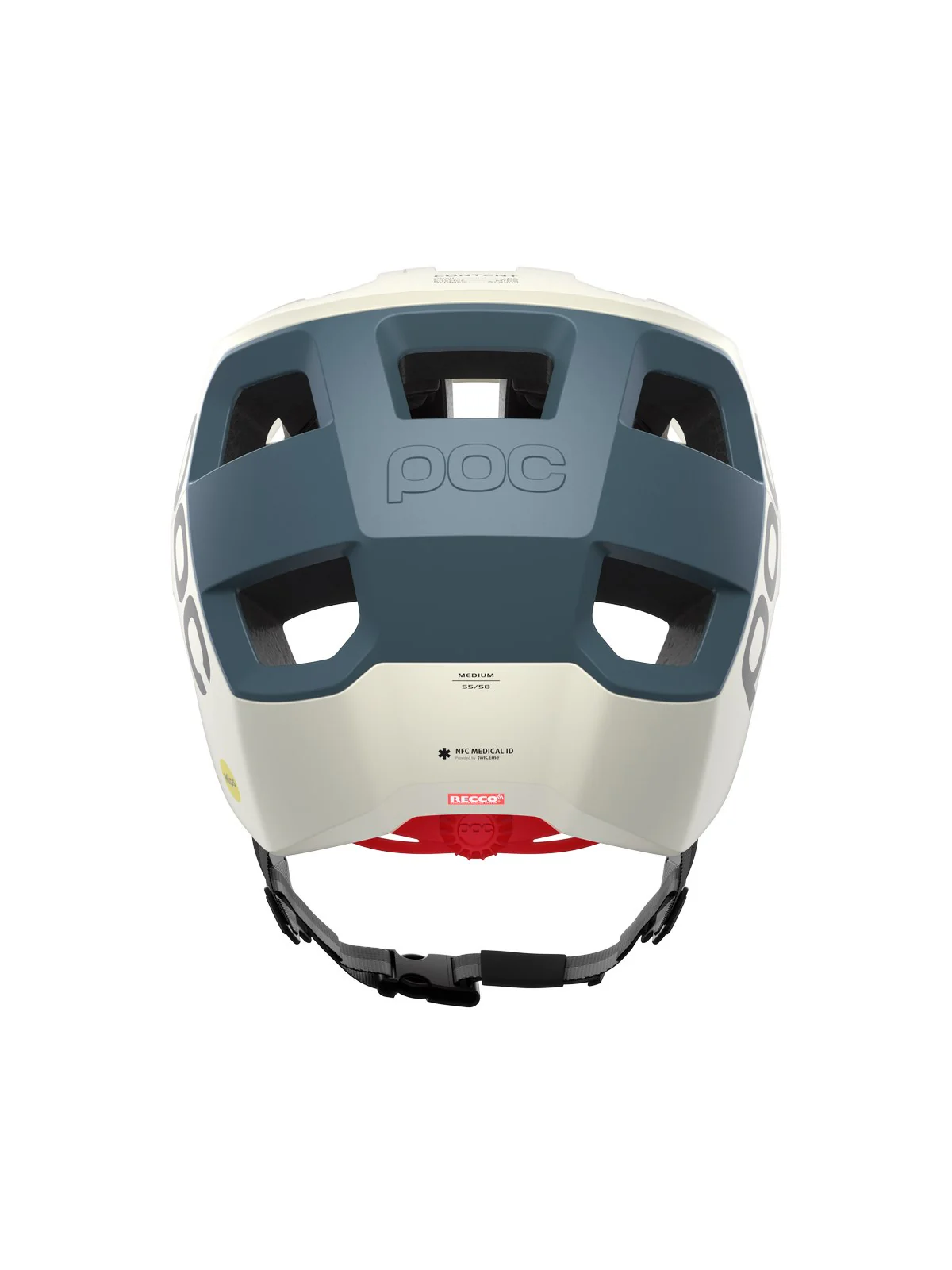 Kask rowerowy POC KORTAL RACE MIPS - off white/Blue Matt - Image 3