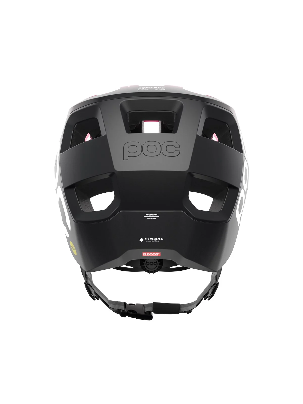 Kask rowerowy POC Kortal Race MIPS - Fluo. Pink/Ur. Black Matt - Image 4