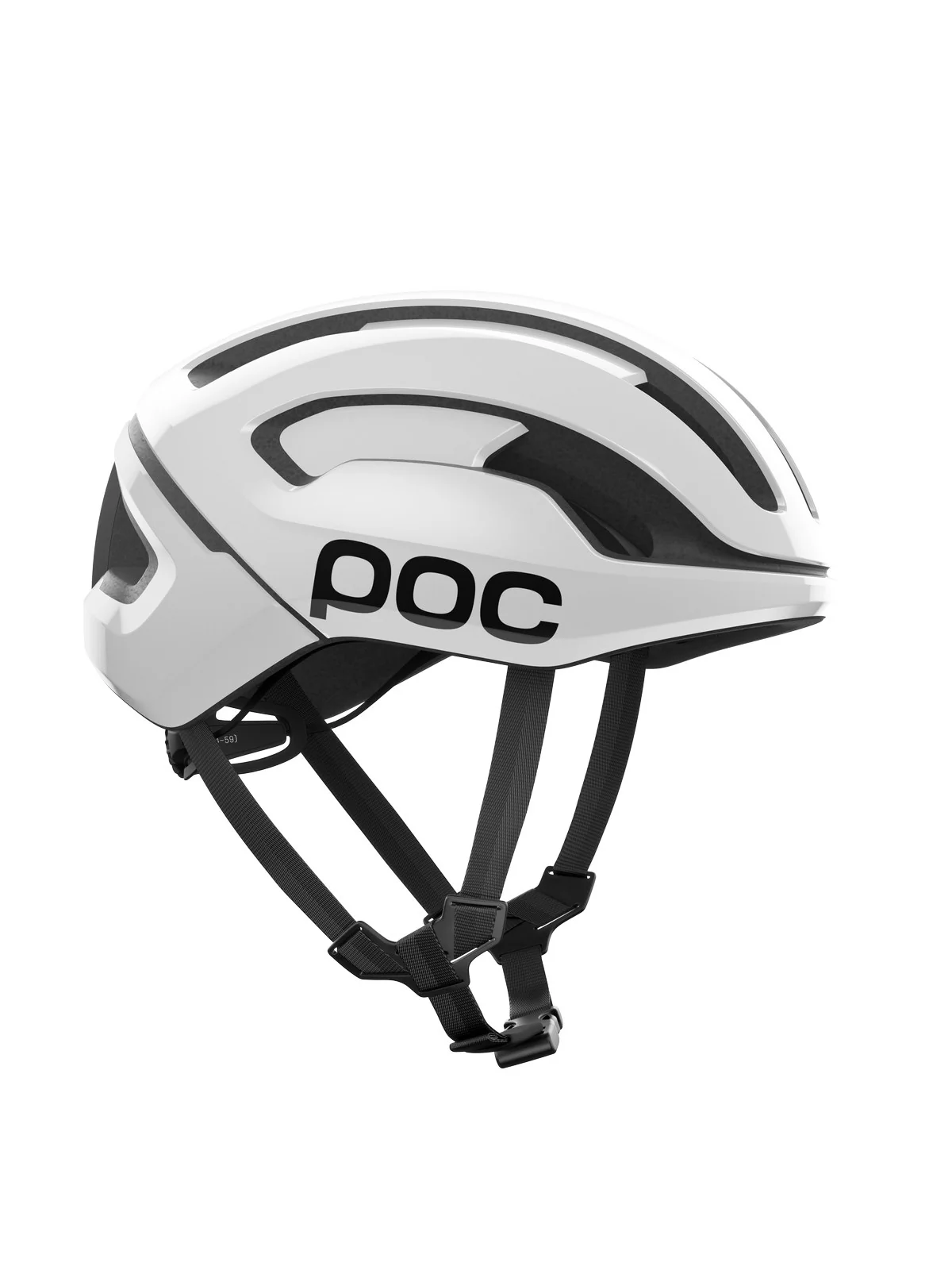 Kask rowerowy POC Omne Air MIPS - Hyd. White/Ur. Black Matt w. Logo - Image 2