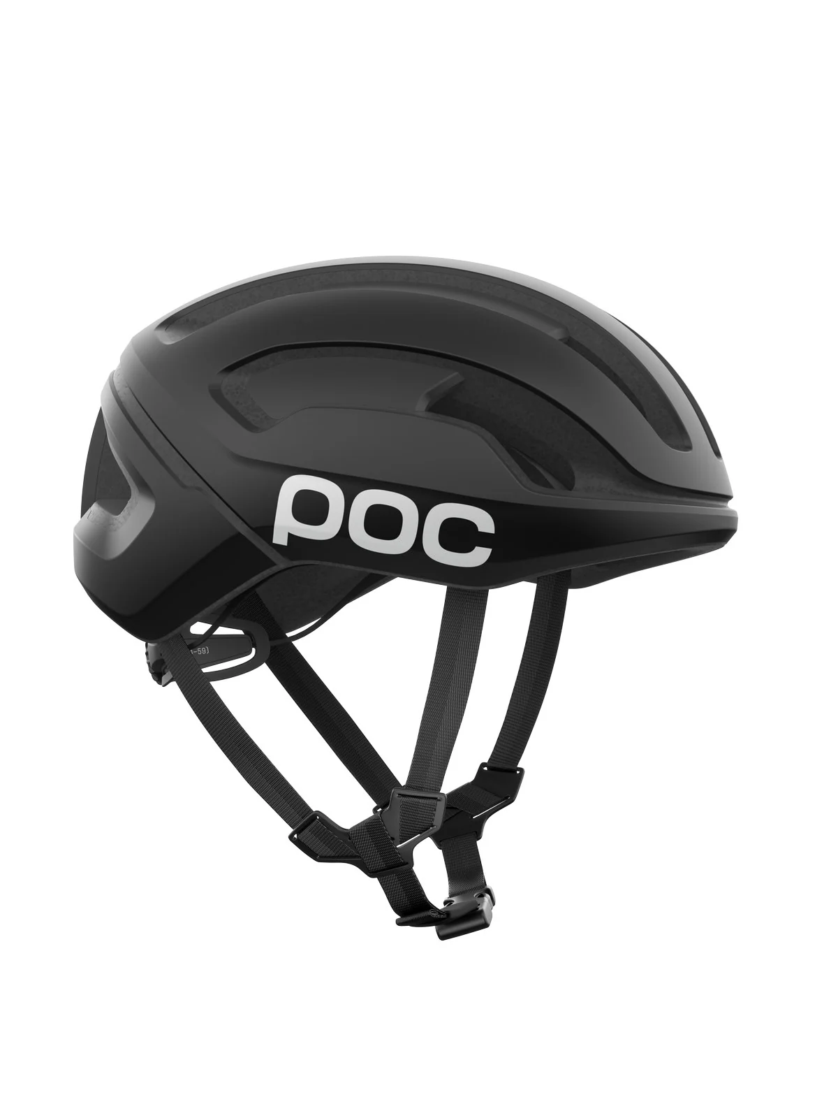 Kask rowerowy POC Omne Air MIPS - Ur. Black Matt/Hyd. White w. Logo - Image 2