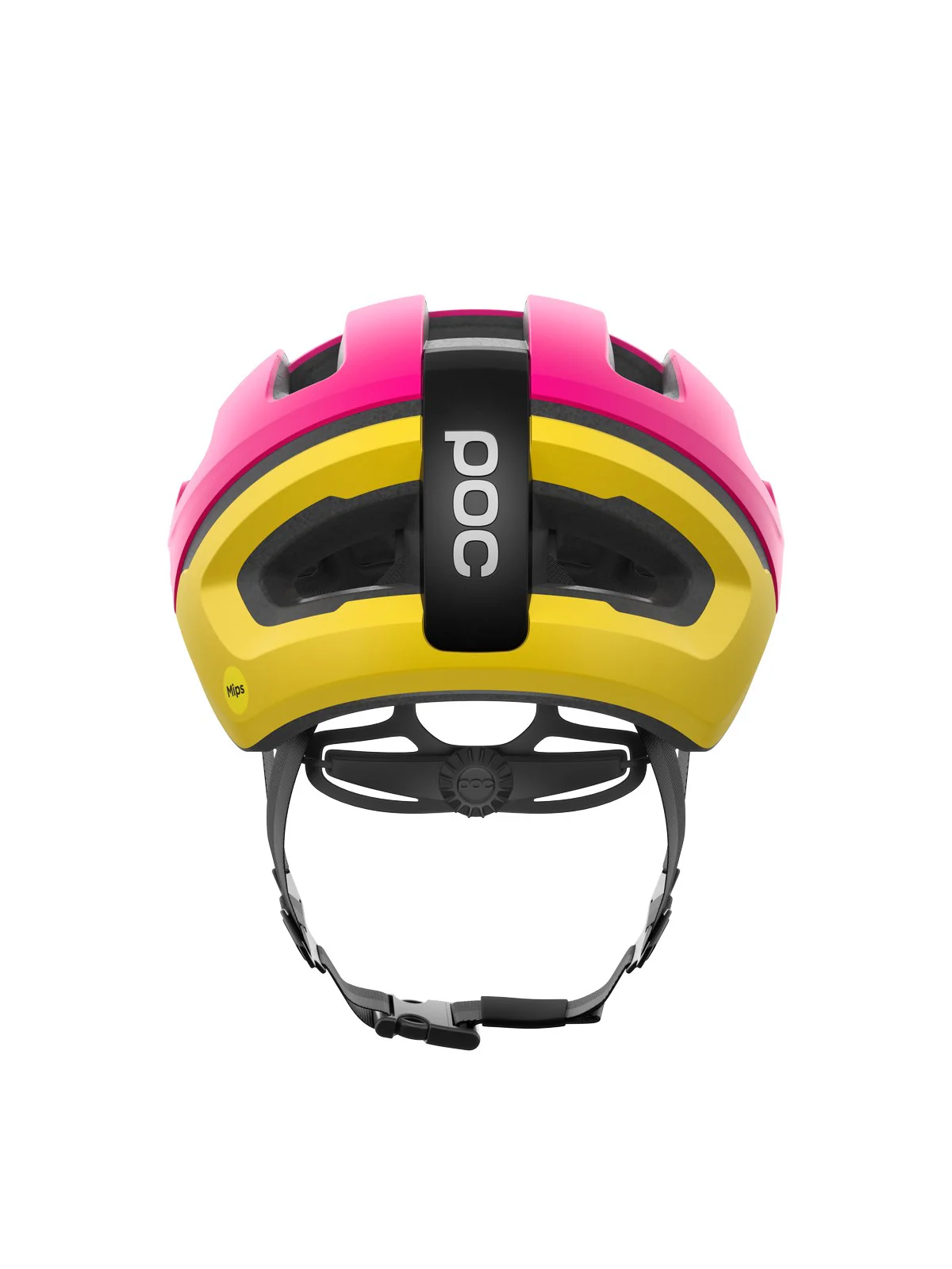 Kask rowerowy POC Omne Air MIPS - Rhos Red Matt/Citrine Yellow Matt - Image 3