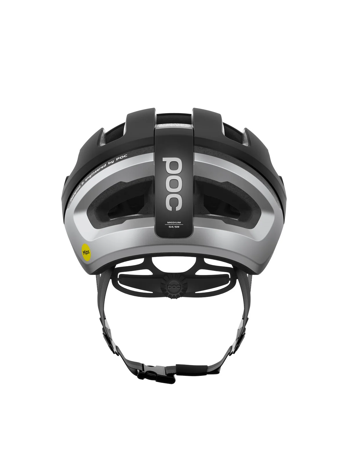 Kask rowerowy POC Omne Air Resistance MIPS - Uran. Black/Argentite Silver Matt - Image 3