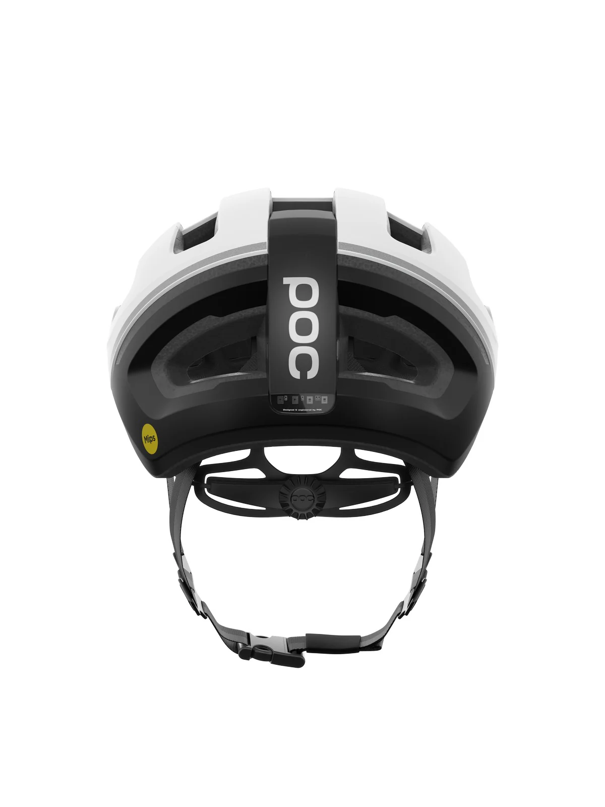 Kask rowerowy POC Omne Beacon MIPS - Hyd. White Matt/Ur. Black Matt - Image 3