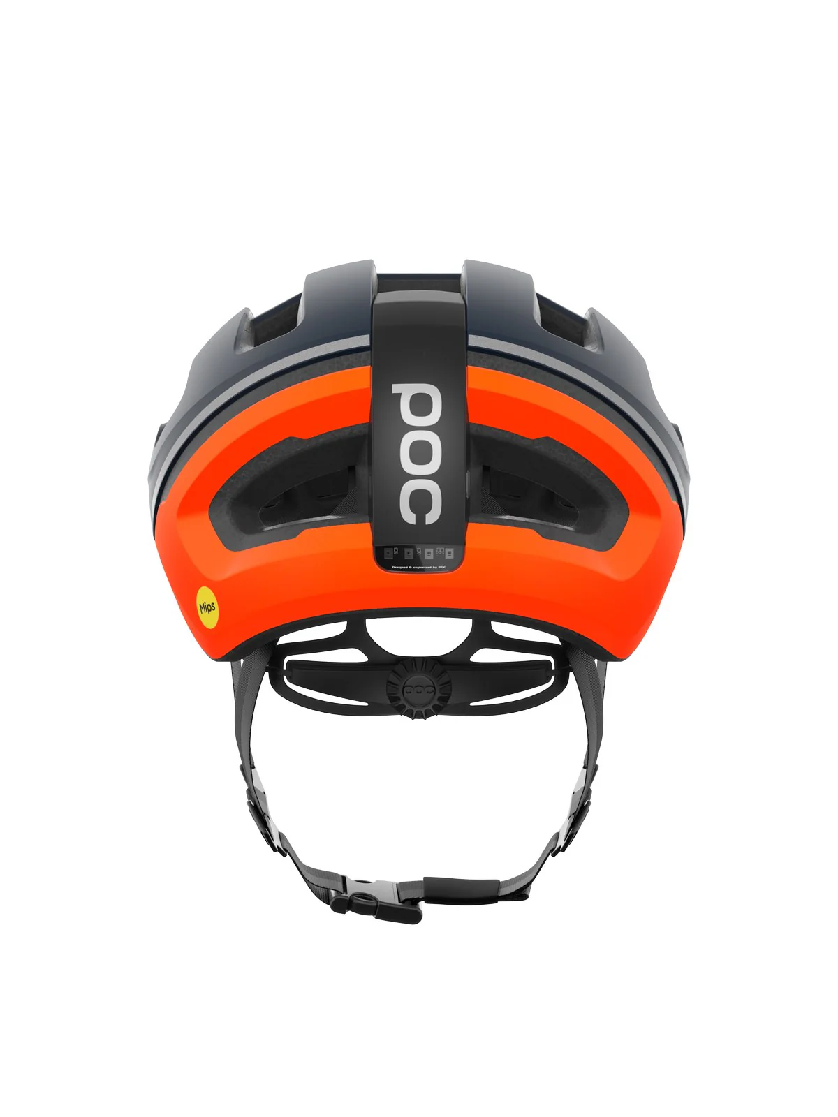 Kask rowerowy POC Omne Beacon MIPS - Apat. Navy Matt/Fluo. Orange Matt - Image 3