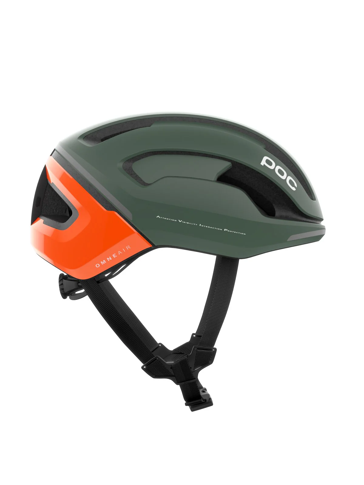 Kask rowerowy POC Omne Beacon MIPS  - Fluo Orange AVIP/Epidote Green Matt - Image 4