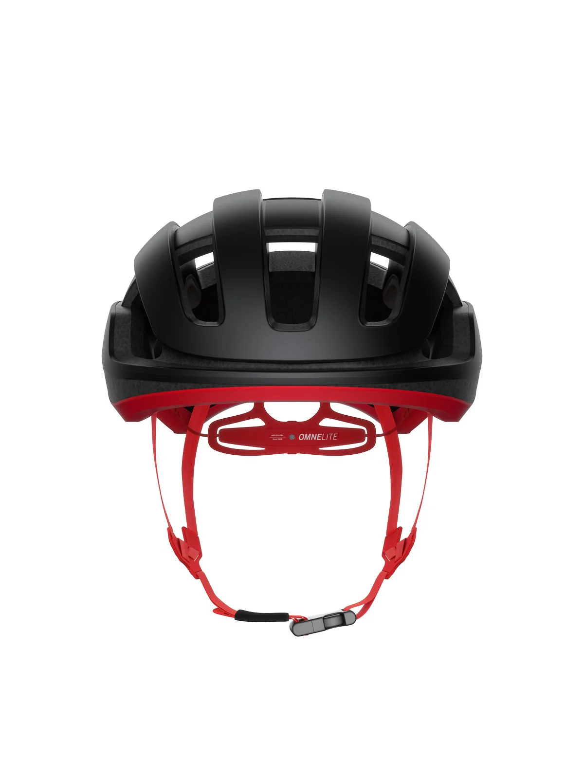 Kask rowerowy POC Omne Lite - Ur. Black/Prismane Red Matt - Image 4