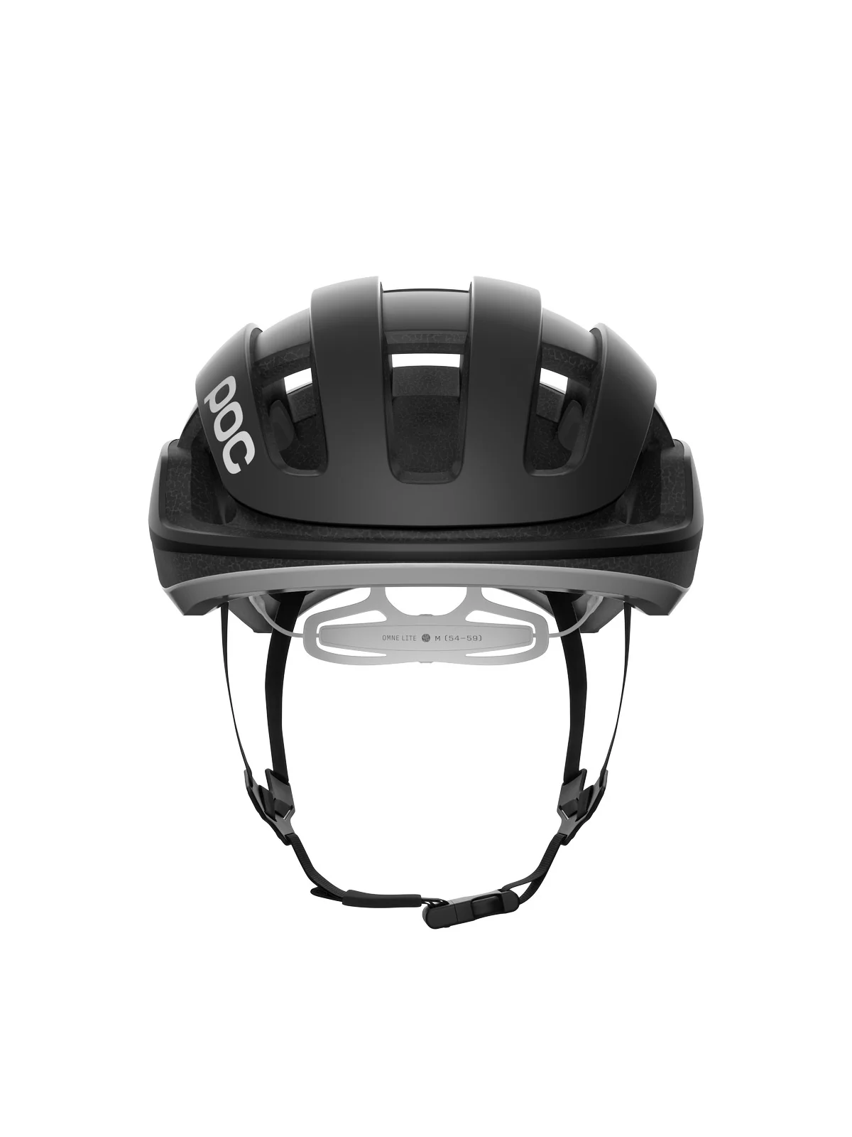 Kask rowerowy POC Omne Lite - Ur. Black Matt/Hyd. White - Image 3