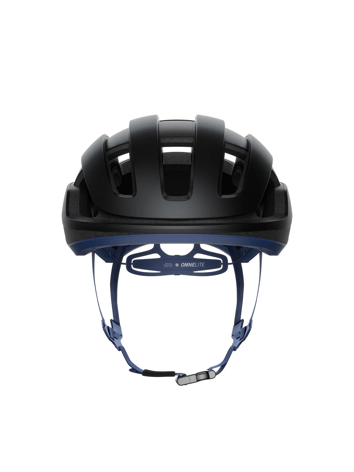 KASK rowerowy POC Omne Lite Wide Fit - Ur. Black/Lead Blue Matt - Image 2