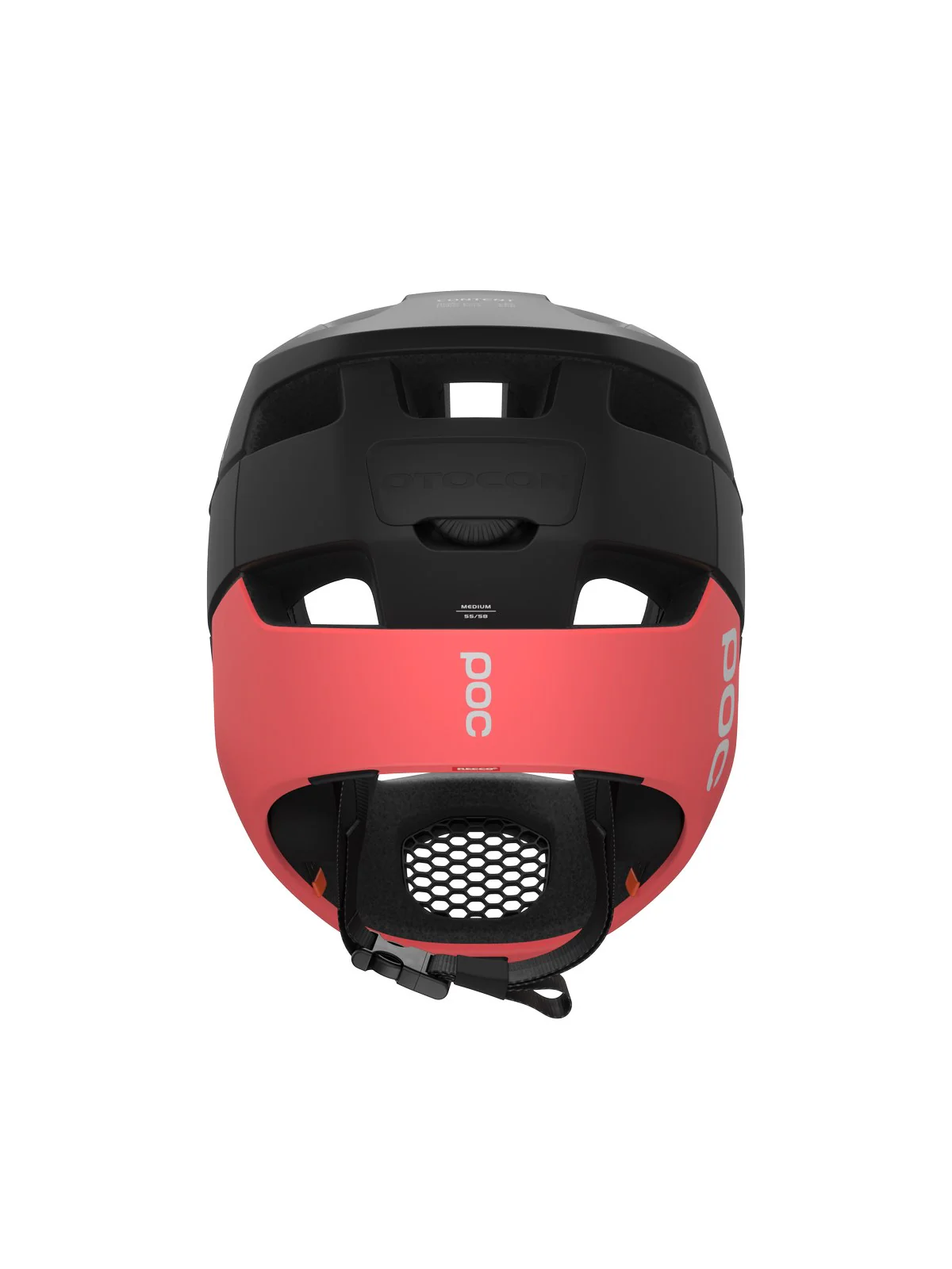 Kask rowerowy POC Otocon - Ur. Black/Am. Coral Matt - Image 4