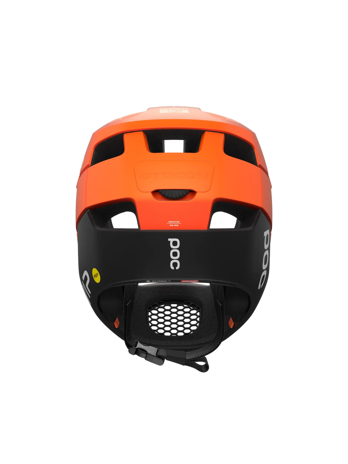 Kask rowerowy POC OTOCON RACE MIPS - Fluo. Orange Avip/Ur. Black Matt - Image 5