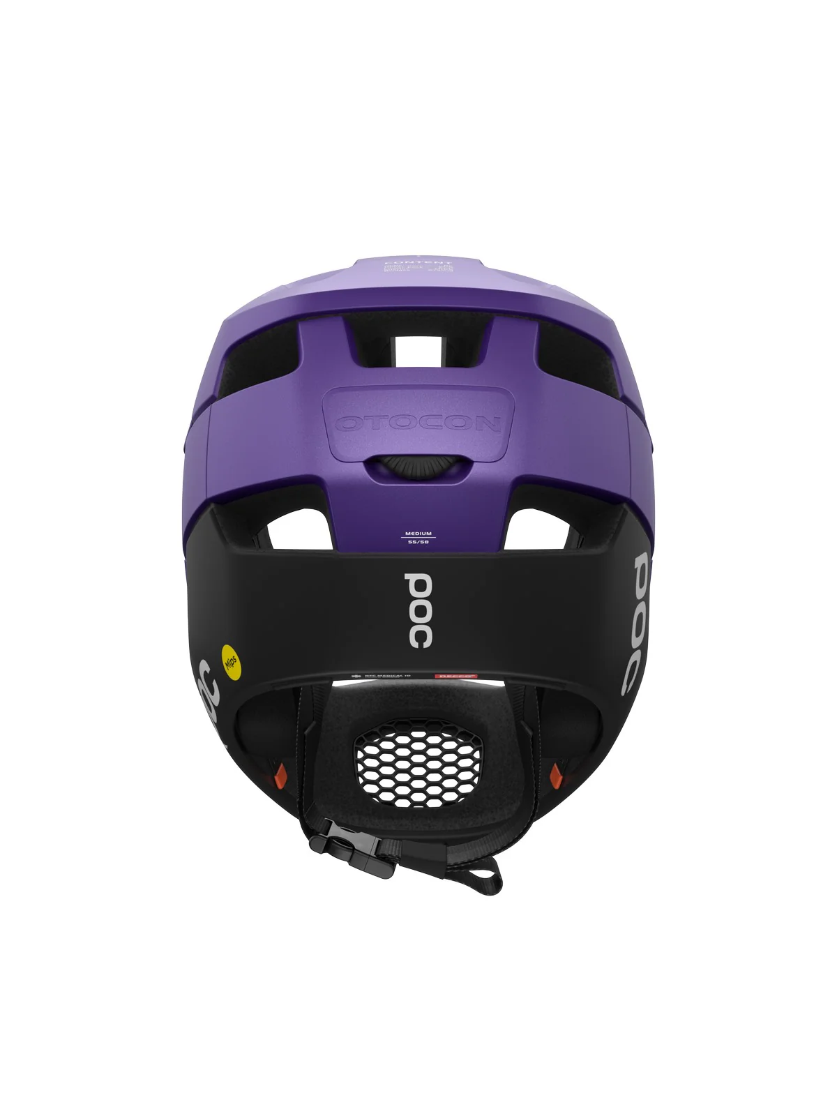 Kask rowerowy POC OTOCON RACE MIPS - Sap. Purple/Ur. Black Metallic/Matt - Image 6