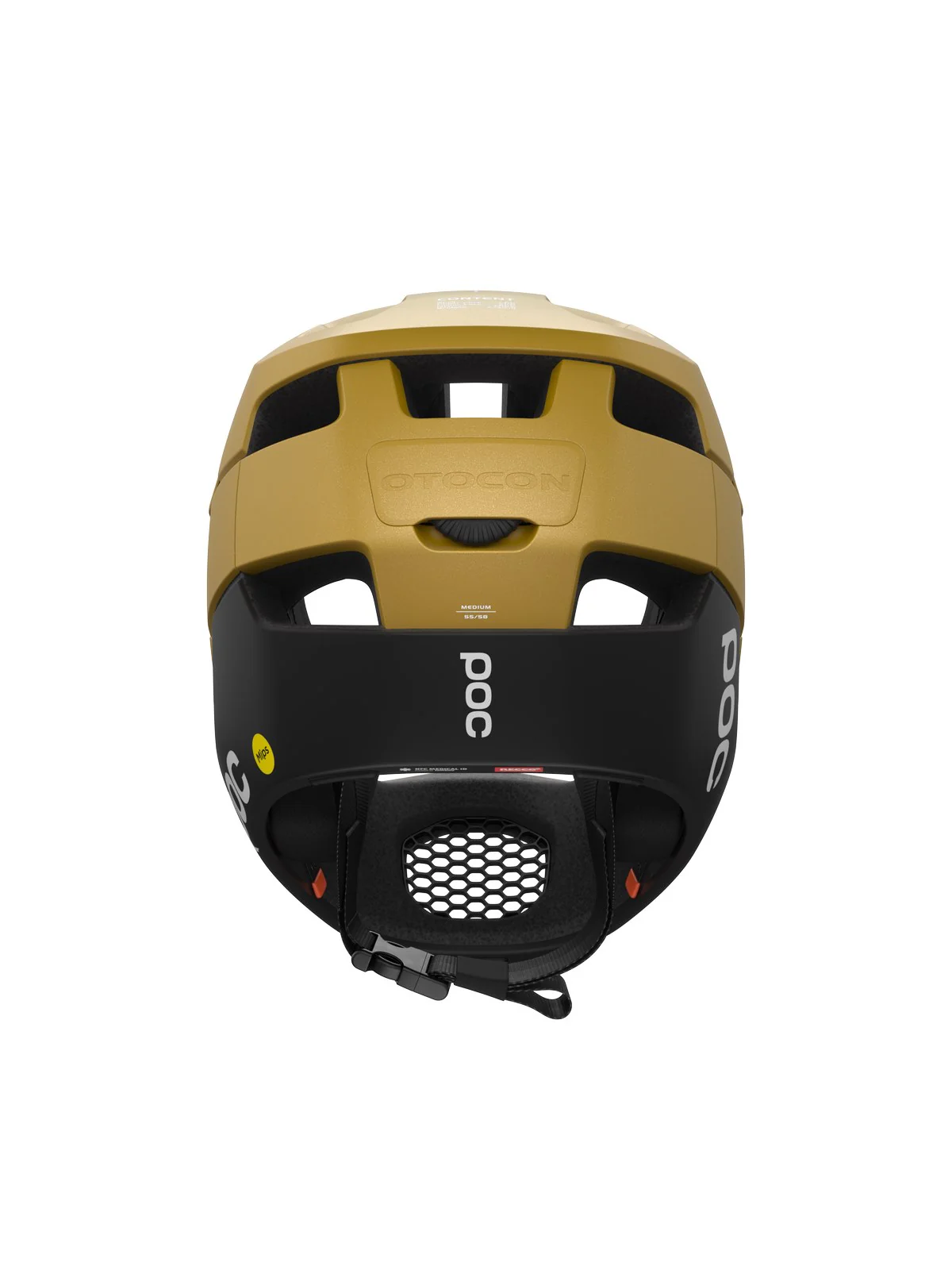 Kask rowerowy POC Otocon Race MIPS - Cerussite Kashima/Ur. Black Metallic/Matt - Image 4