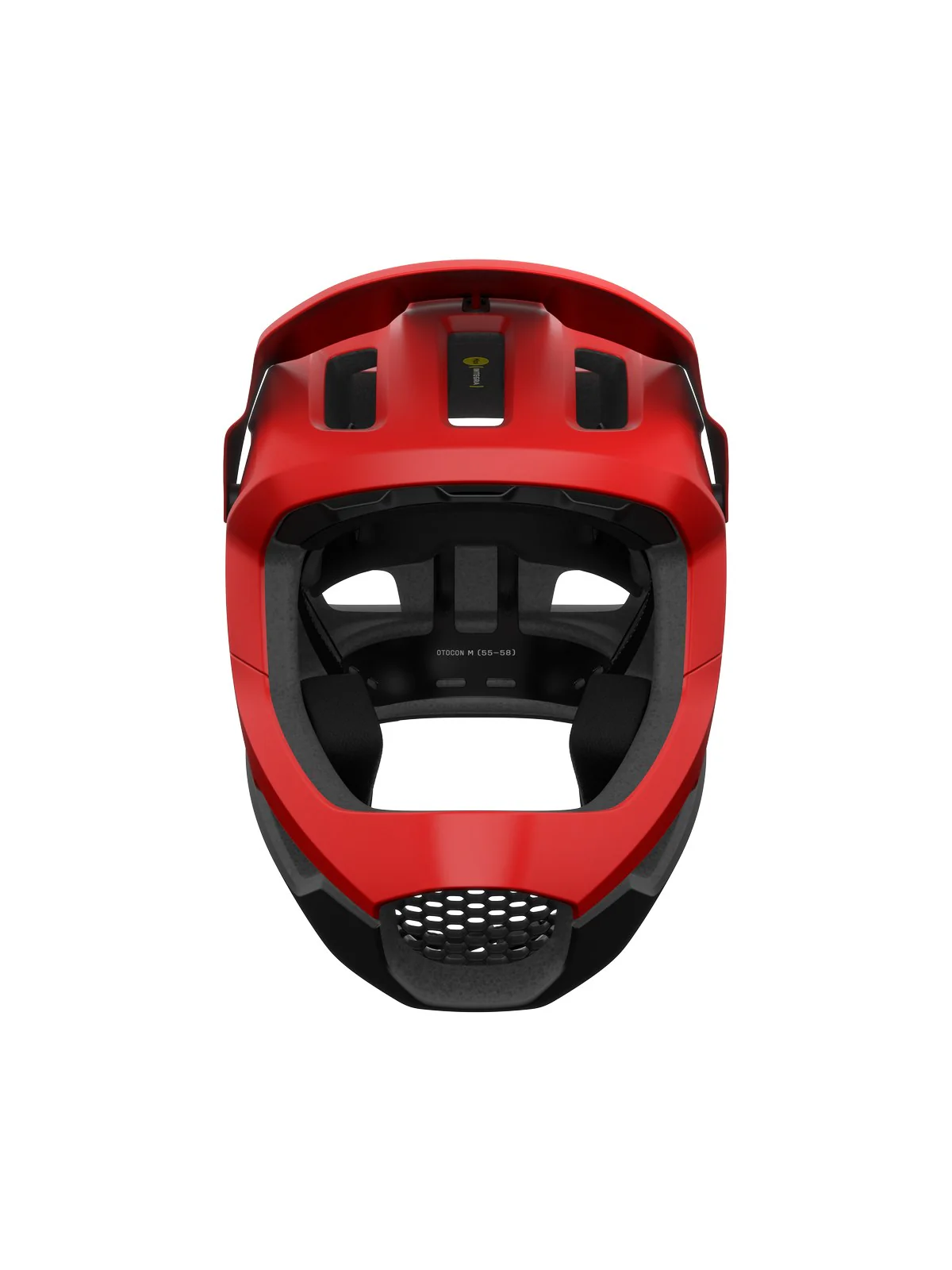 Kask rowerowy POC Otocon Race MIPS - Pris. Red Matt/Ur. Black Matt - Image 3