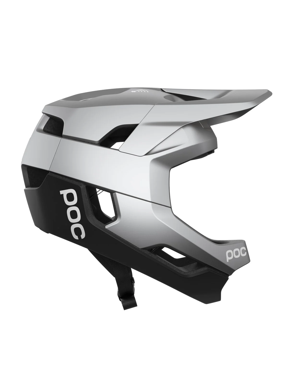Kask rowerowy POC Otocon Race MIPS - Arg. Silver/Ur. Black Matt - Image 2