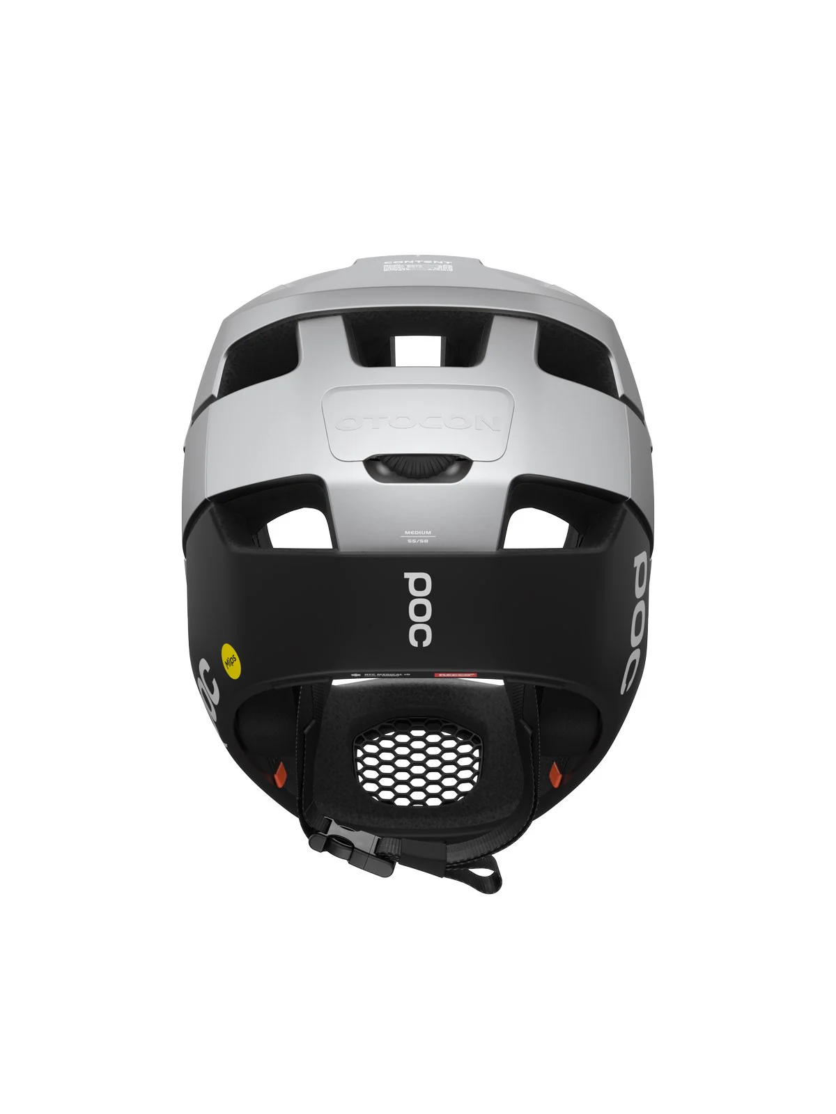 Kask rowerowy POC Otocon Race MIPS - Arg. Silver/Ur. Black Matt - Image 3