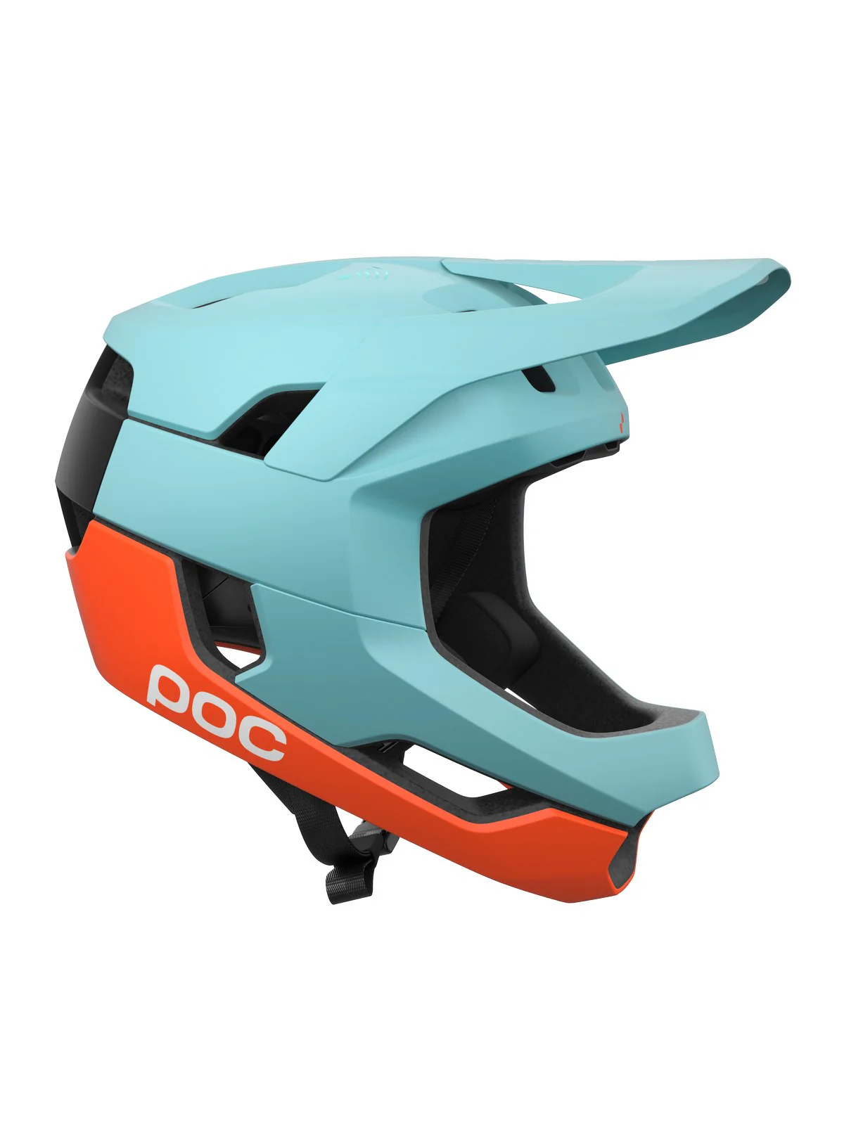 Kask rowerowy POC Otocon Race MIPS - Indi. Blue Matt/Carnelian Orange Matt - Image 2