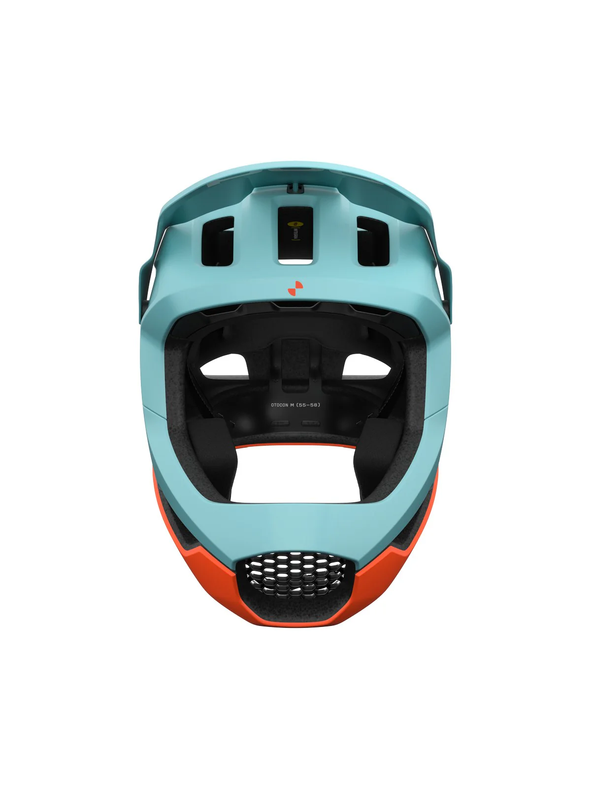 Kask rowerowy POC Otocon Race MIPS - Indi. Blue Matt/Carnelian Orange Matt - Image 3