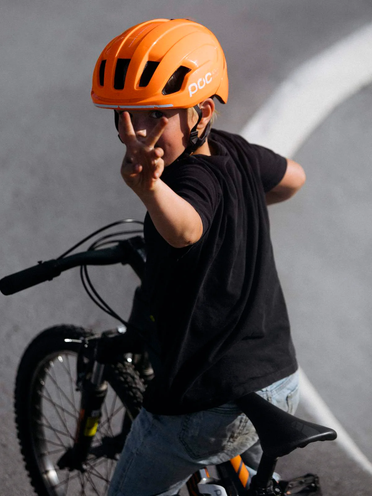 Kask rowerowy POC POCITO OMNE MIPS - Fluo. Orange - Image 2