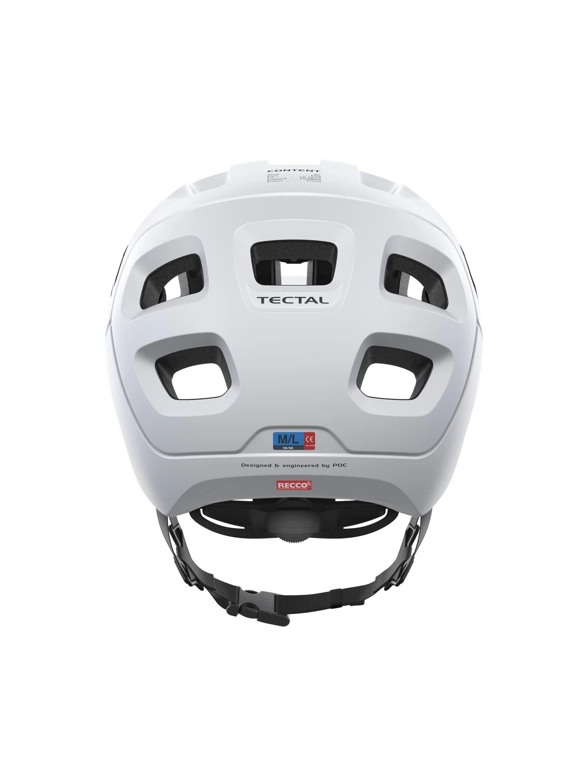 Kask rowerowy POC TECTAL - Hydr. White Matt - Image 4