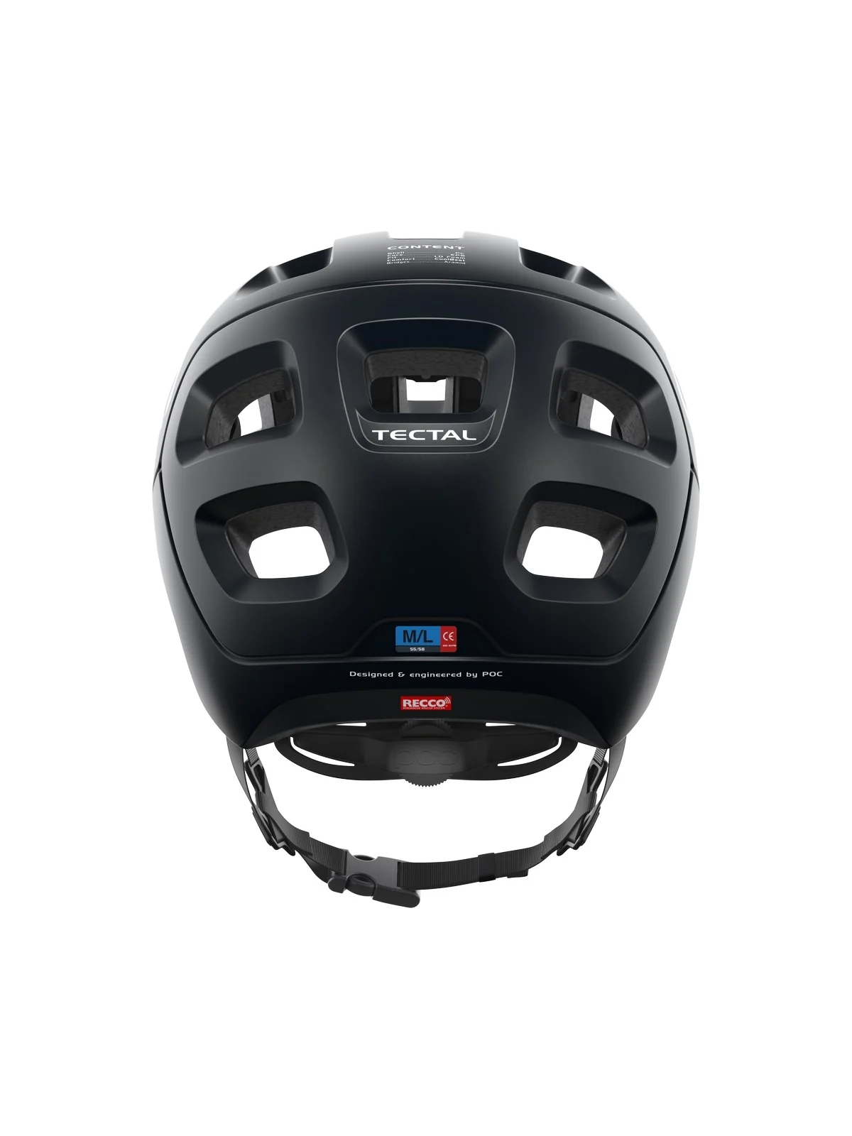 Kask rowerowy POC TECTAL - Ur. Black Matt - Image 5