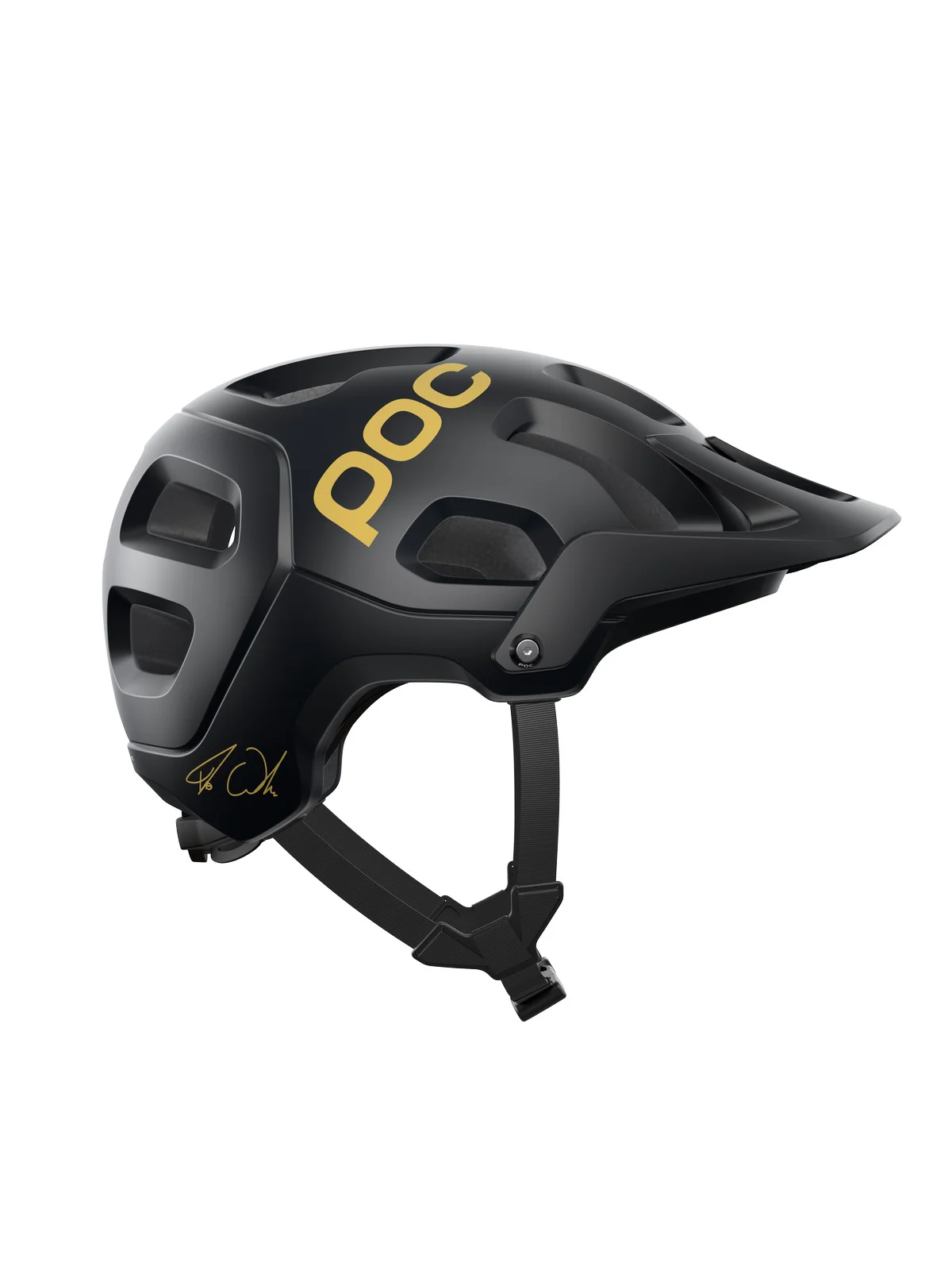 Kask rowerowy POC TECTAL FABIO ED. - Ur. Black Matt/Gold - Image 3