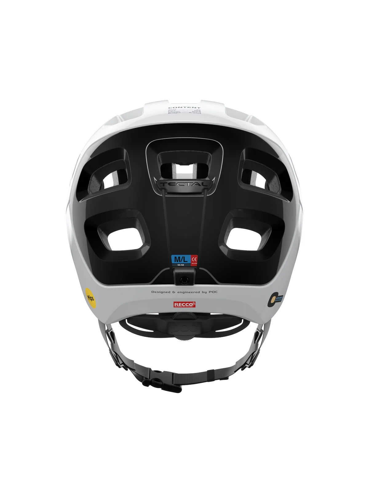 Kask rowerowy POC TECTAL RACE MIPS - Hydr. White/Ur. Black - Image 5