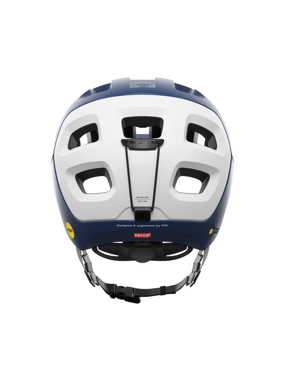 Kask rowerowy POC TECTAL RACE MIPS - Lead Blue/Hydr. White Matt - Image 5