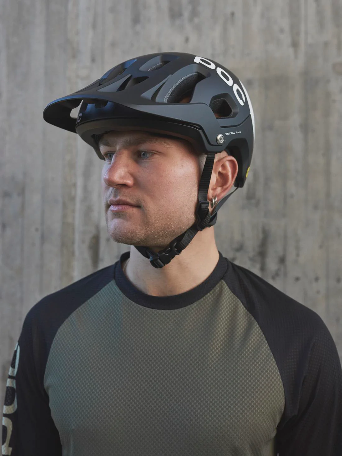 Kask rowerowy POC TECTAL RACE MIPS - Ur. Black/Hydr. White Matt - Image 3