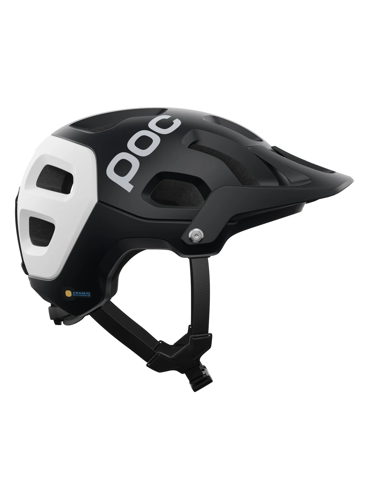 Kask rowerowy POC TECTAL RACE MIPS - Ur. Black/Hydr. White Matt - Image 4