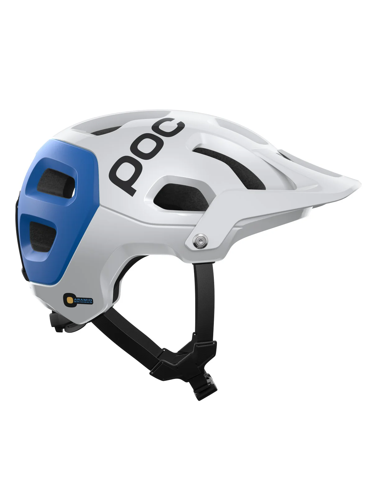 Kask rowerowy POC TECTAL RACE MIPS - Hydr. White/Opal Blue Metallic/Matt - Image 4