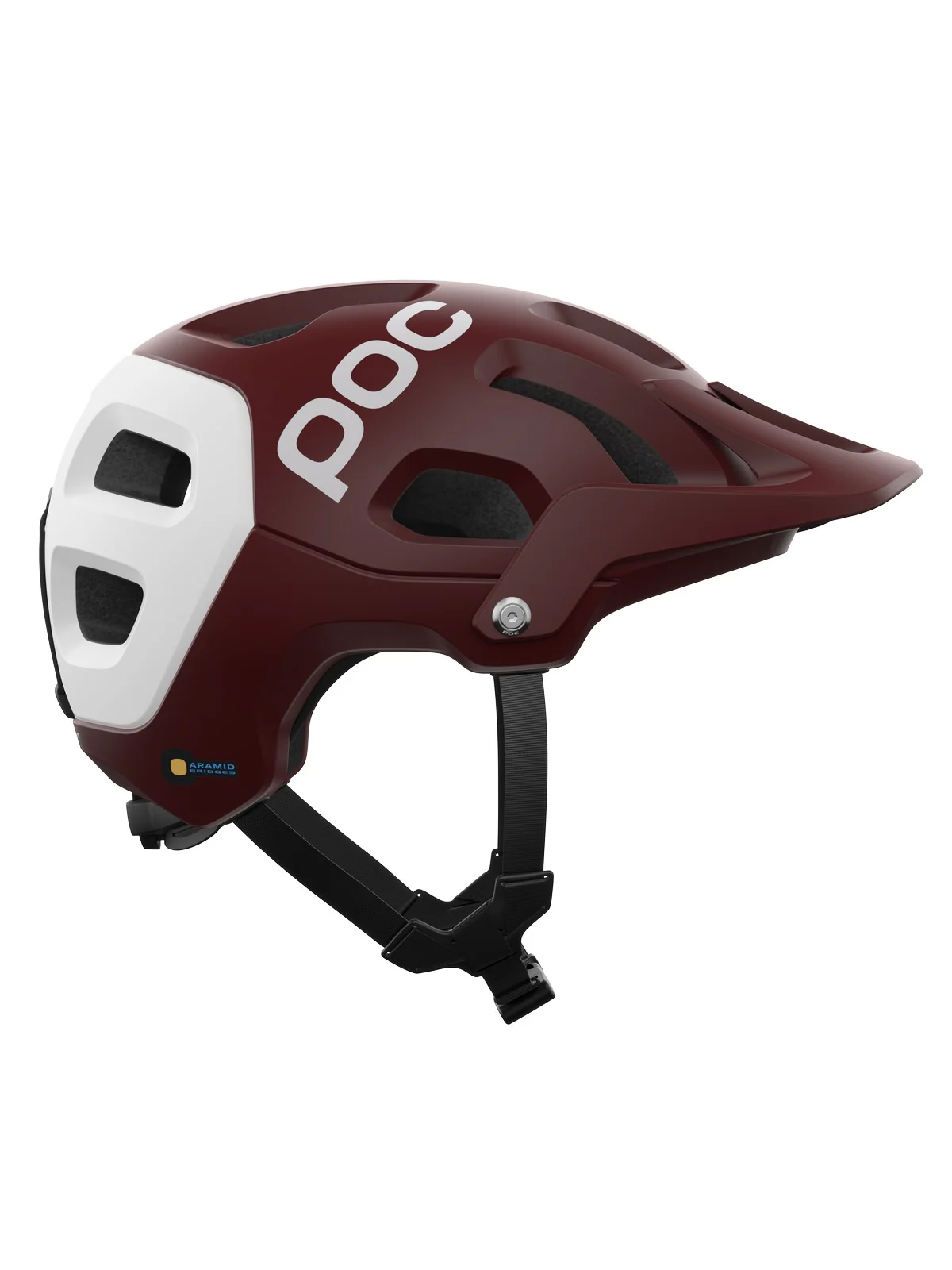 Kask rowerowy POC TECTAL RACE MIPS - Garnet Red/Hydr. White Matt - Image 4