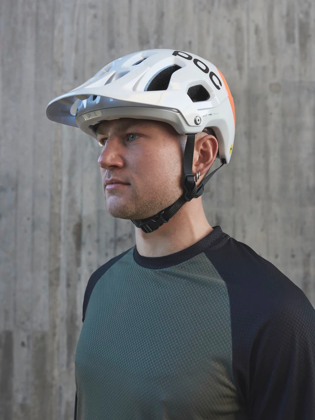 Kask rowerowy POC TECTAL RACE MIPS NFC - Hydr. White/Fluo. Orange Avip - Image 3